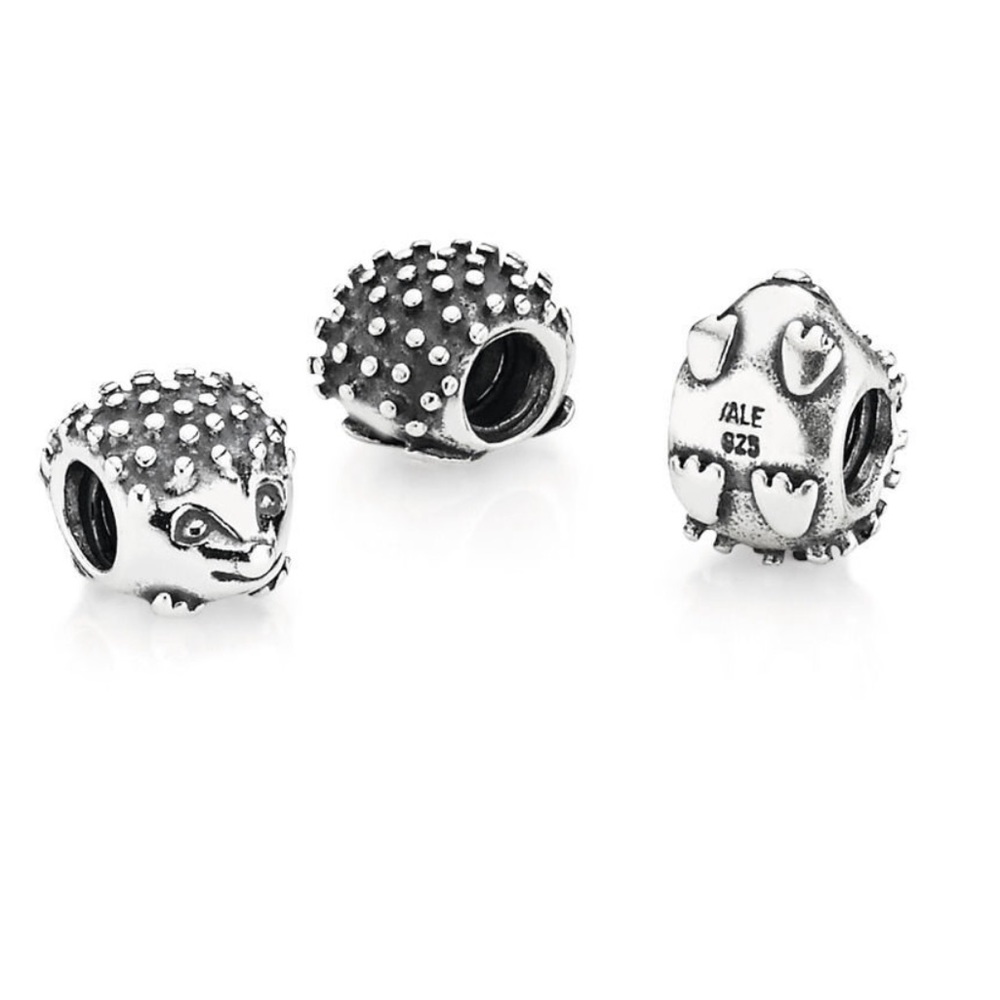 Pandora Hedgehog Charm Rare Retired